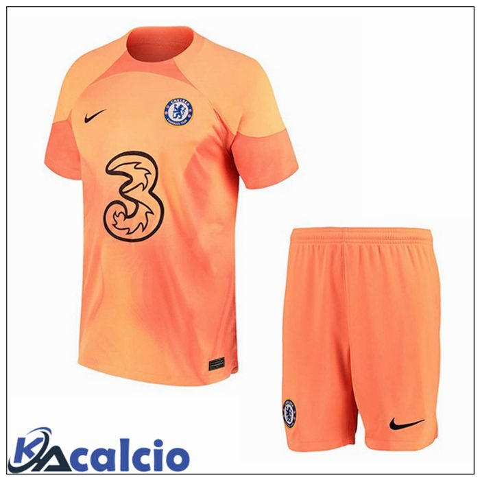 Maglie Calcio FC Chelsea Bambino Portiere Arancia 2022/2023
