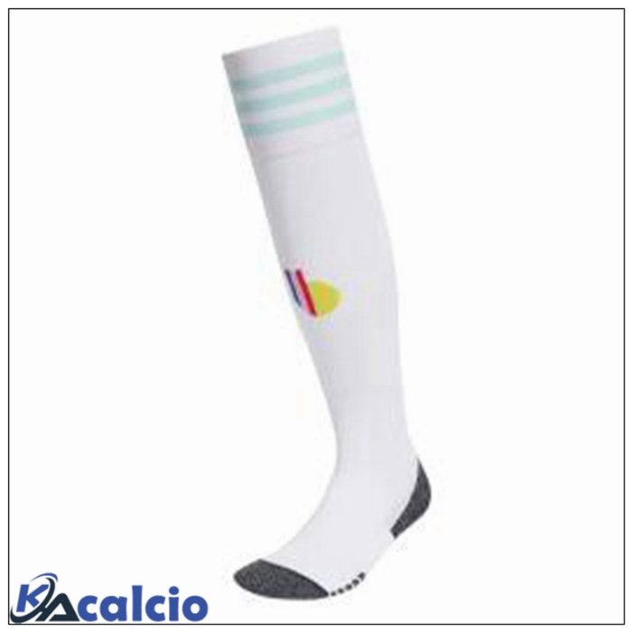 Calzini Calcio Belgio Seconda Bianco 2022/2023