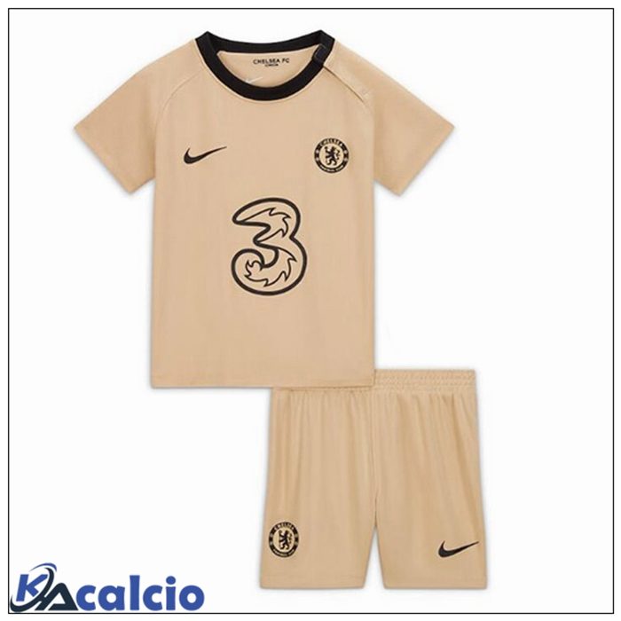 Maglie Calcio FC Chelsea Bambino Terza Marrone 2022/2023
