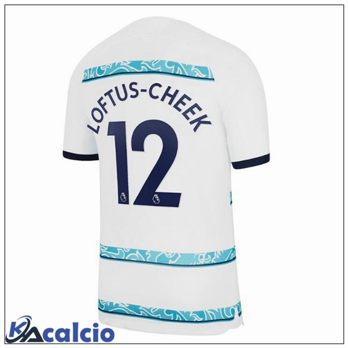 Maglie Calcio FC Chelsea (LOFTUS-CHEEK 12) Seconda Bianco 2022/2023