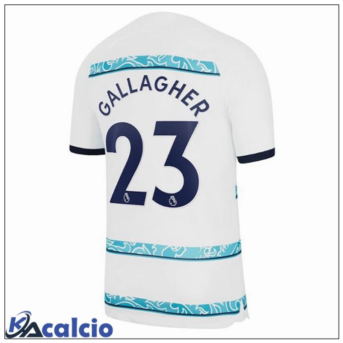 Maglie Calcio FC Chelsea (GALLAGHER 23) Seconda Bianco 2022/2023