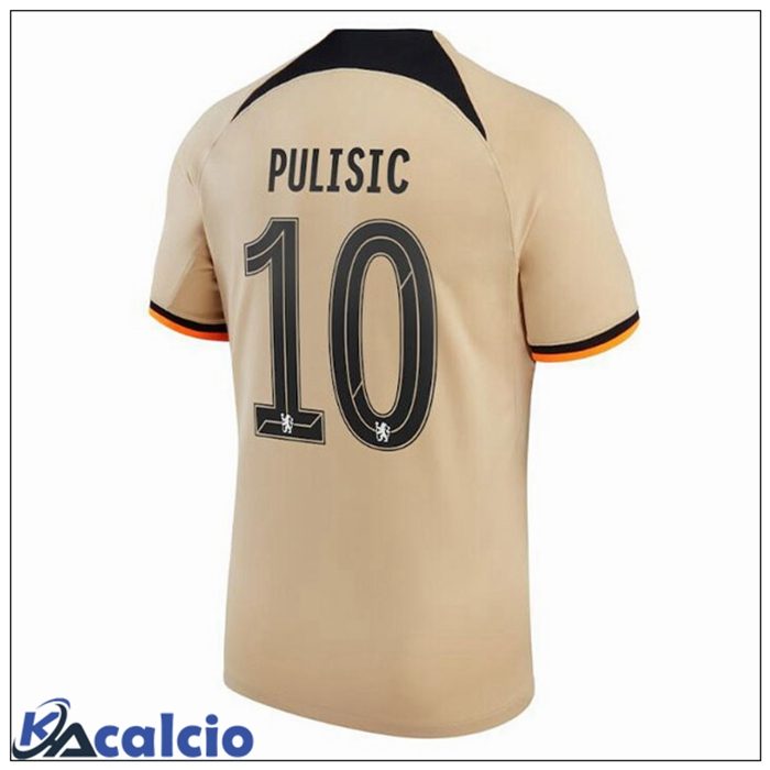 Maglie Calcio FC Chelsea (PULISIC 10) Terza Marrone 2022/2023