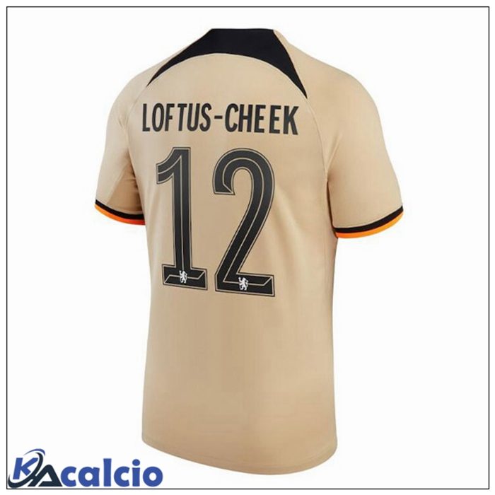 Maglie Calcio FC Chelsea (LOFTUS-CHEEK 12) Terza Marrone 2022/2023