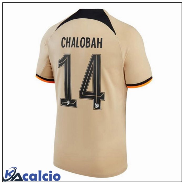 Maglie Calcio FC Chelsea (CHALOBAH 14) Terza Marrone 2022/2023