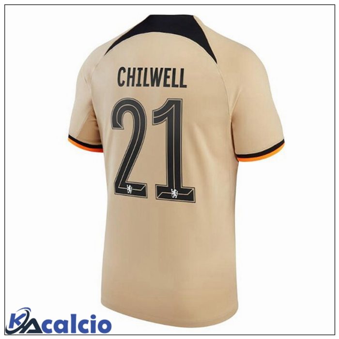 Maglie Calcio FC Chelsea (CHILWELL 21) Terza Marrone 2022/2023