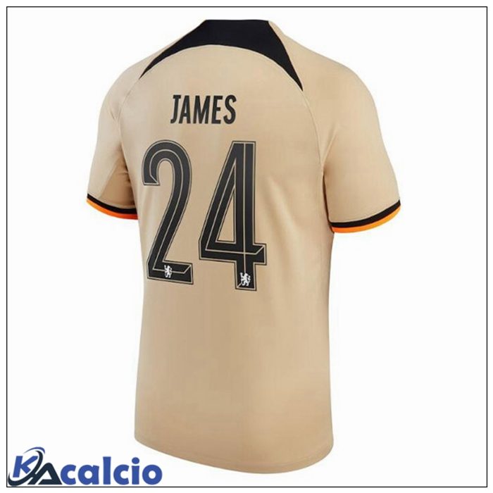 Maglie Calcio FC Chelsea (JAMES 24) Terza Marrone 2022/2023