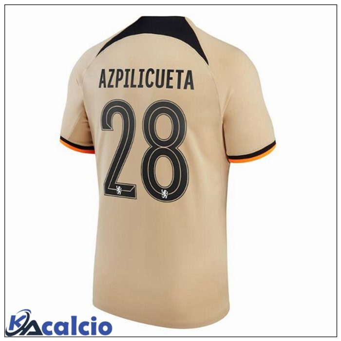 Maglie Calcio FC Chelsea (AZPILICUETA 28) Terza Marrone 2022/2023