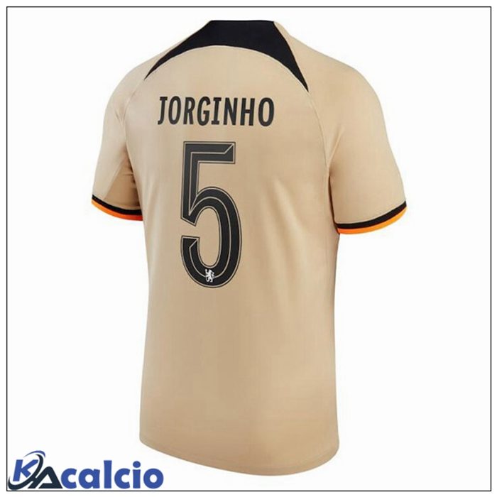 Maglie Calcio FC Chelsea (JORGINHO 5) Terza Marrone 2022/2023