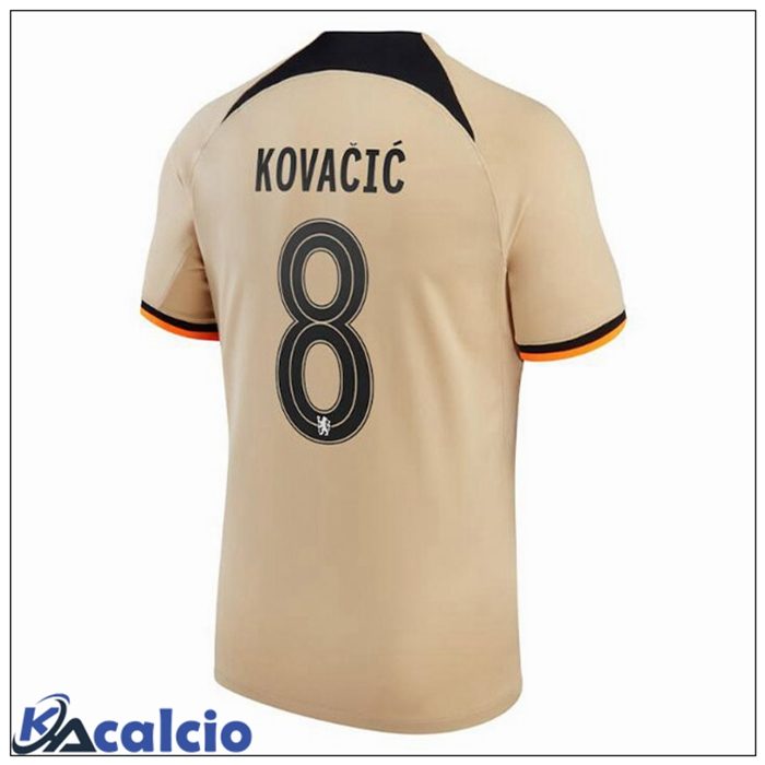 Maglie Calcio FC Chelsea (KOVACIC 8) Terza Marrone 2022/2023