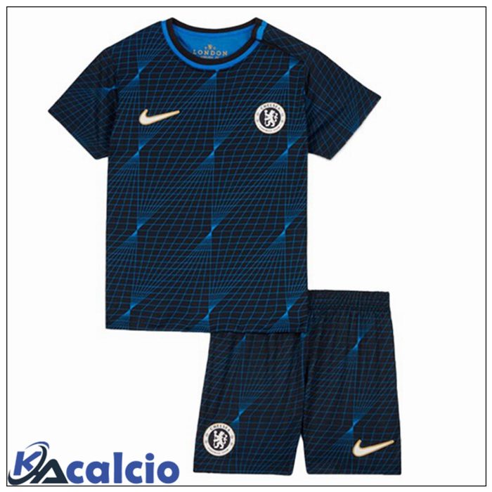 Maglie Calcio FC Chelsea Bambino Seconda Blu 2023/2024
