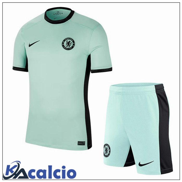 Maglie Calcio FC Chelsea Bambino Terza Verde 2023/2024