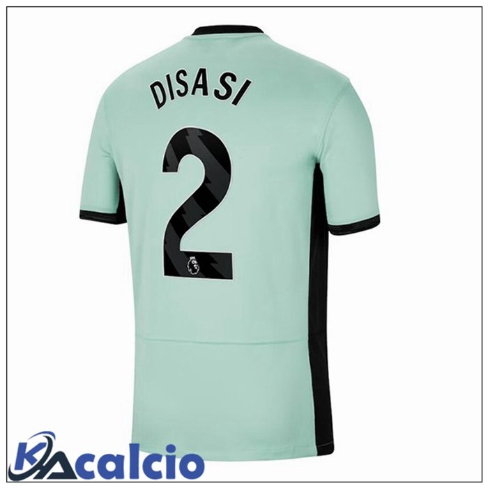 Maglie Calcio FC Chelsea (Disasi 2) Terza Verde 2023/2024