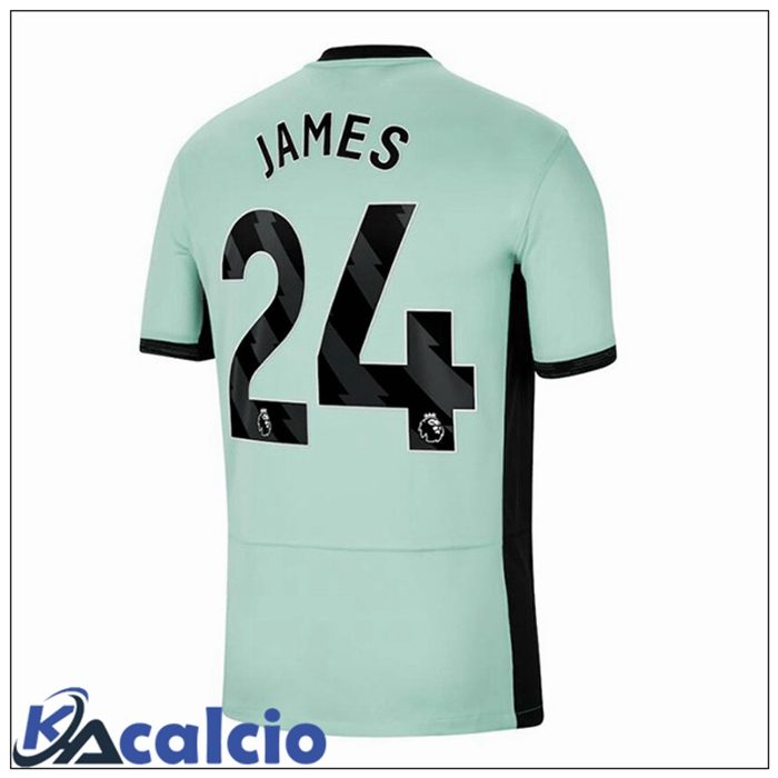 Maglie Calcio FC Chelsea (James 24) Terza Verde 2023/2024