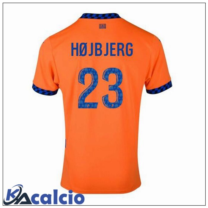 Maglie Calcio Marsiglia OM (HØJBJERG 23) Terza Arancia 2024/2025