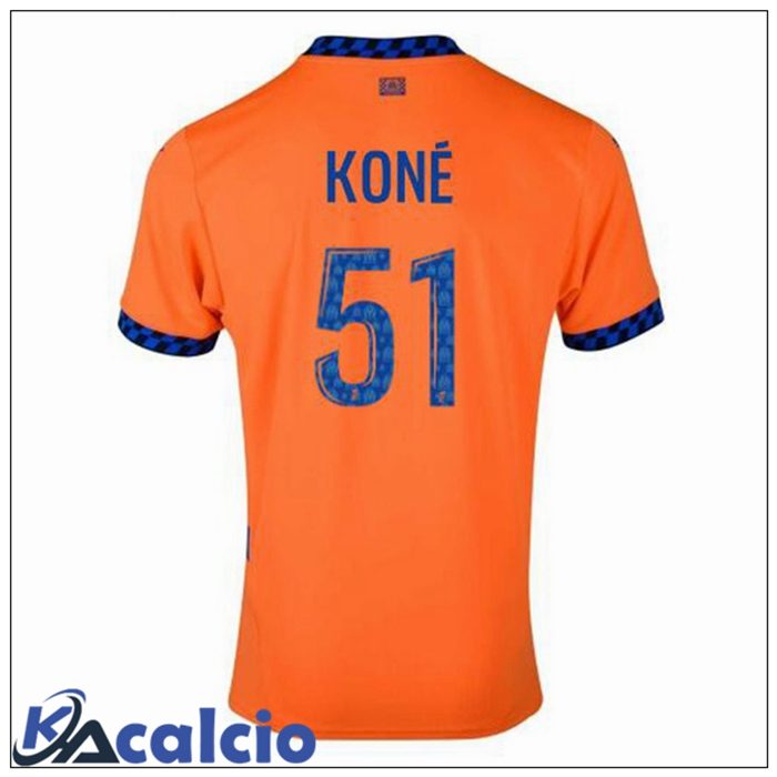 Maglie Calcio Marsiglia OM (KONÉ 51) Terza Arancia 2024/2025