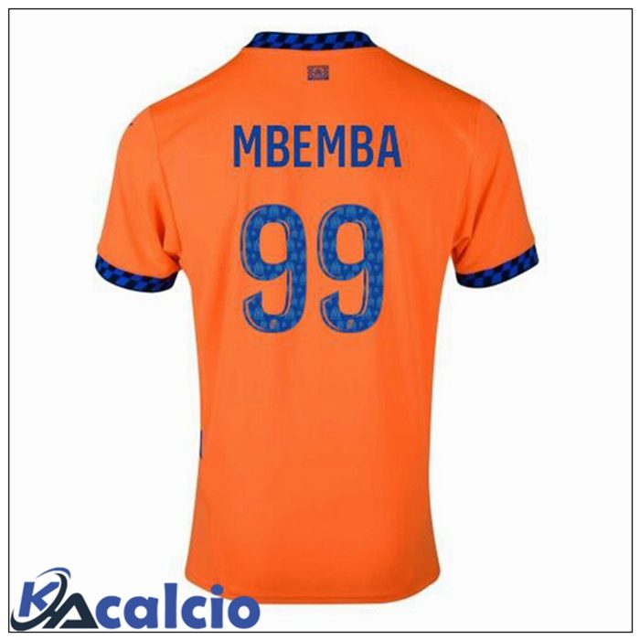 Maglie Calcio Marsiglia OM (MBEMBA 99) Terza Arancia 2024/2025