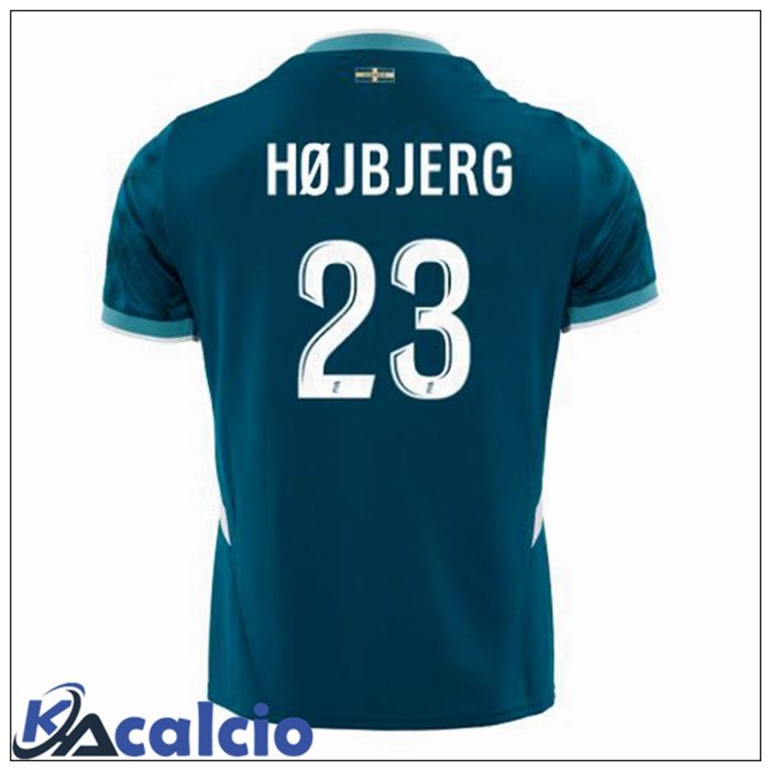 Maglie Calcio Marsiglia OM (HØJBJERG 23) Seconda Blu 2024/2025