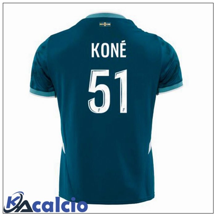 Maglie Calcio Marsiglia OM (KONÉ 51) Seconda Blu 2024/2025