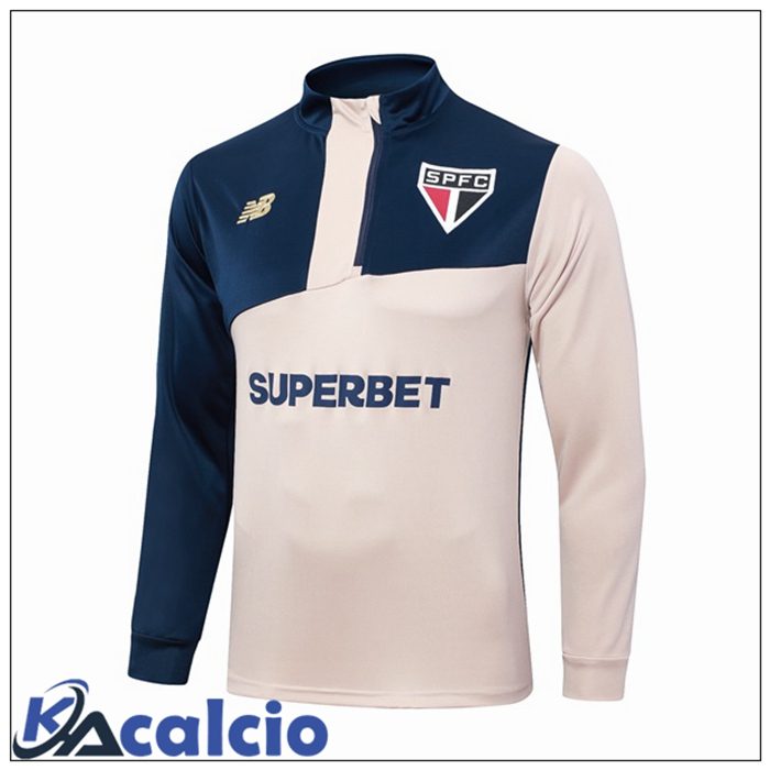 Felpa Allenamento Sao Paulo FC Giallo Blu Reale 2024/2025
