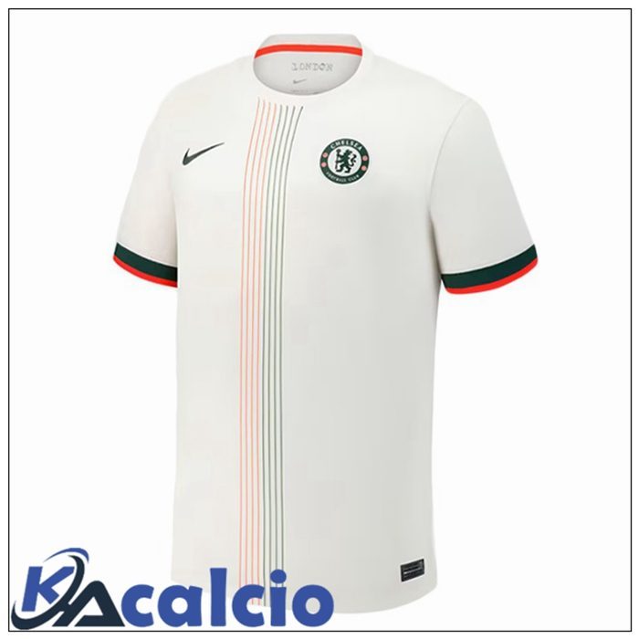 Maglie Calcio FC Chelsea Seconda Bianco 2025/2026