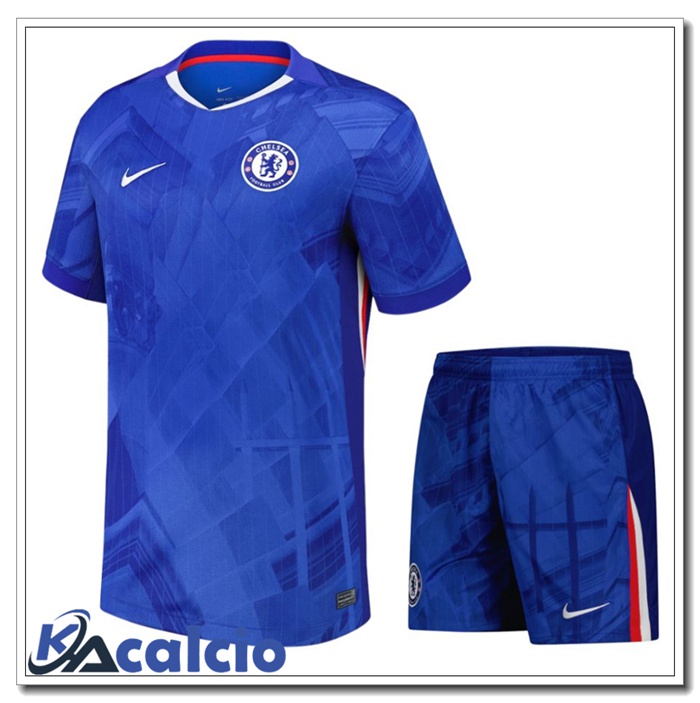Insieme Maglie Calcio Chelsea Prima + Pantaloncini 2025/2026