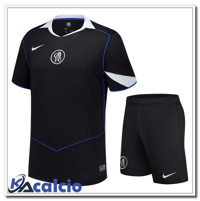 Insieme Maglie Calcio Chelsea Terza + Pantaloncini 2025/2026