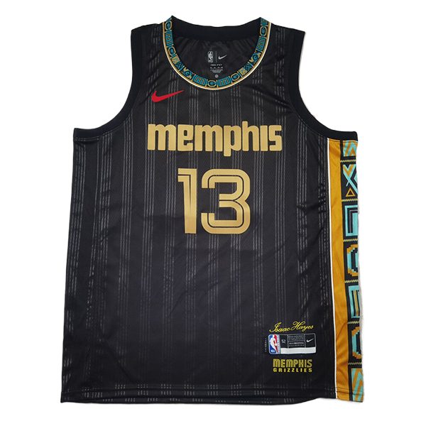 Maglia Memphis Grizzlies (JACKSON JR. #13) 2025/2026 Beige/Arancia/Nero