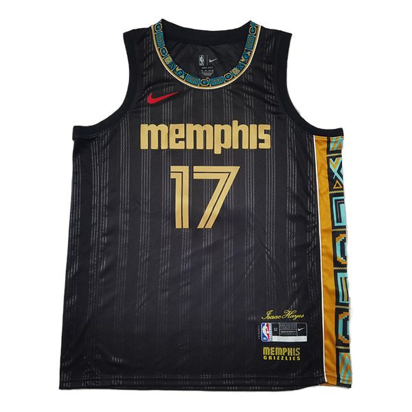 Maglia Memphis Grizzlies (KAWAMURA #17) 2025/2026 Beige/Arancia/Nero