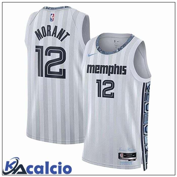 Maglia Memphis Grizzlies (MORANT #12) 2025/26 Bianco