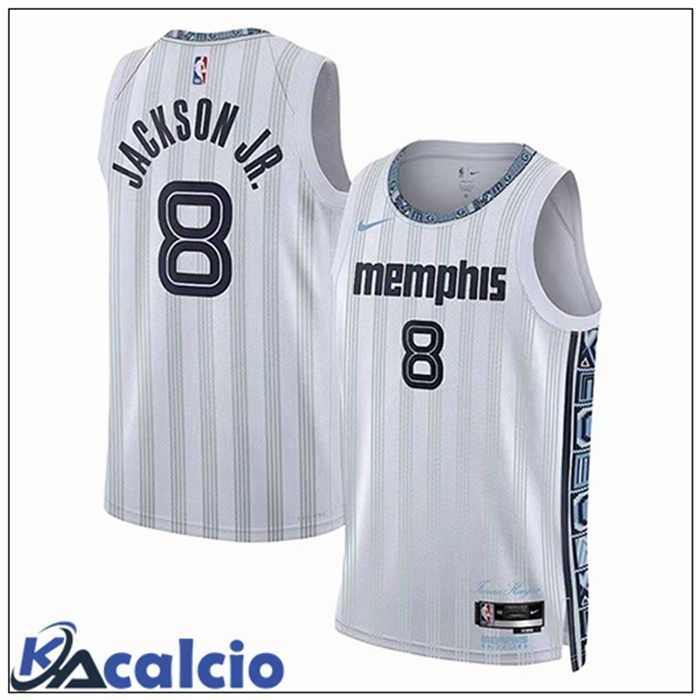 Maglia Memphis Grizzlies (JACKSON JR. #8) 2025/26 Bianco