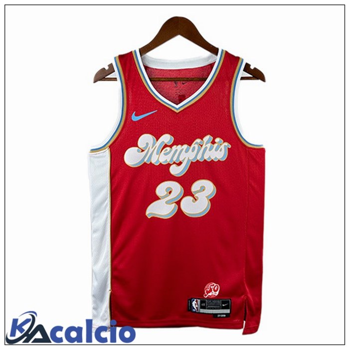 Maglia NBA Memphis Grizzlies (Derrick Rosa 23) Rosso 2024/2025