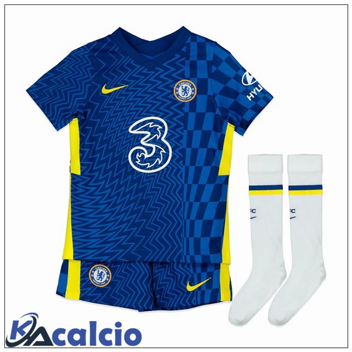 Maglie Calcio FC Chelsea Bambino Prima Blu 2021/2022
