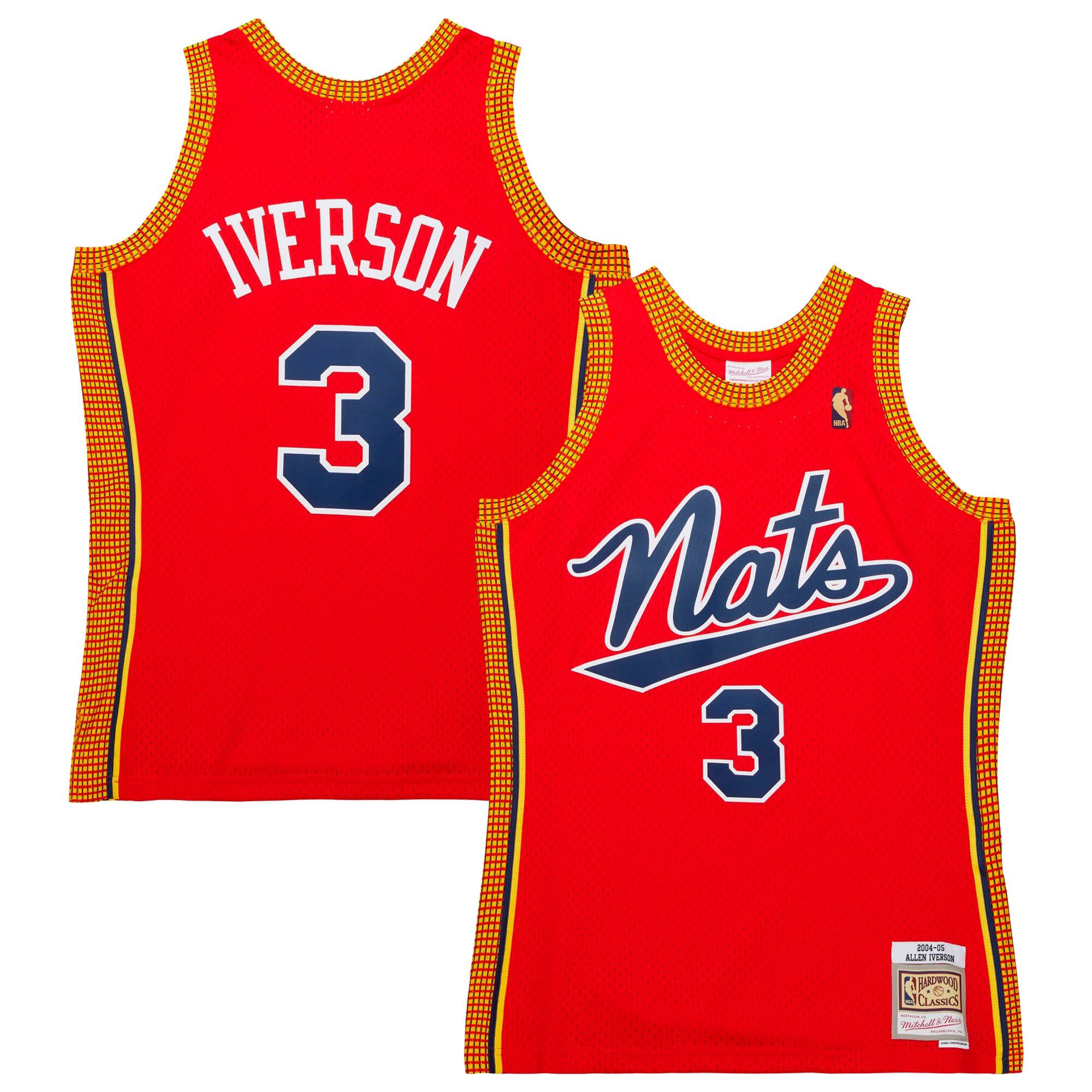 Philadelphia 76ers Maglia Swingman Hardwood Classics 2004/05 di Mitchell & Ness - Allen Iverson