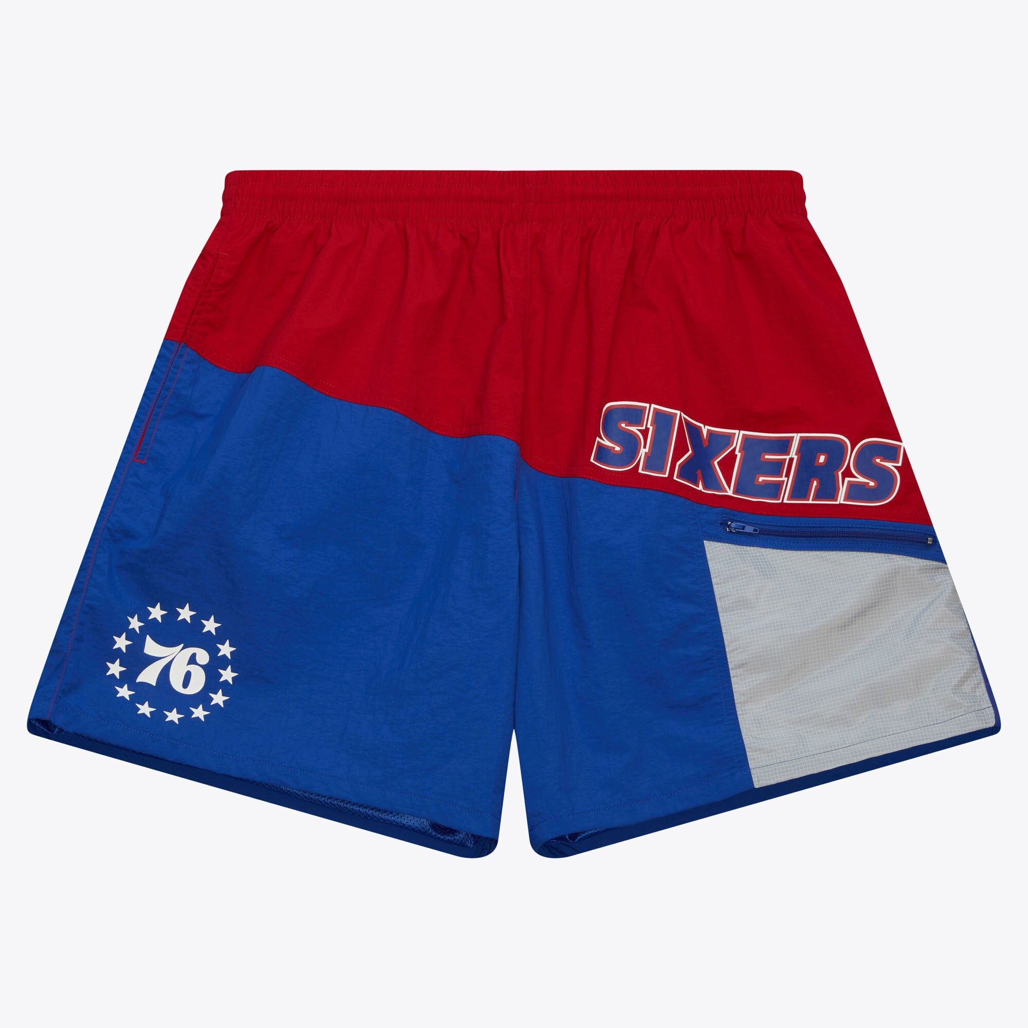 Philadelphia 76ers Mitchell & Pantaloncini Ness in nylon utility